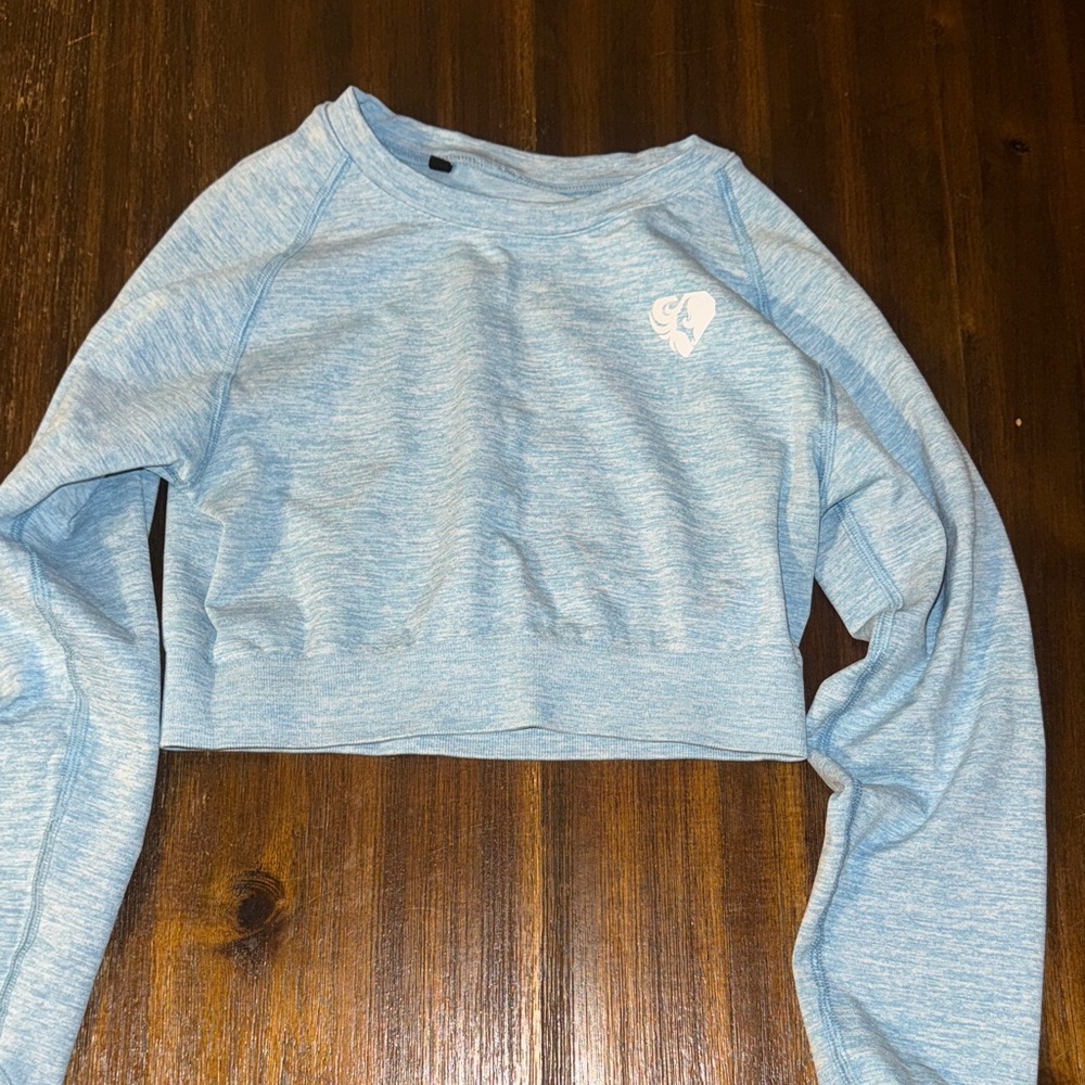 Sky Blue Women's Crew Neck Sweater